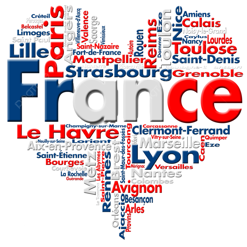 pngtree i love france art photo png image 13553171